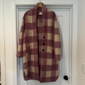 Isabel Marant Etoile Gabriel Plaid Coat